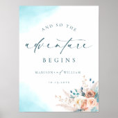 Welkom beach Weddenschap Poster (Voorkant)