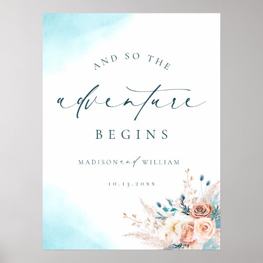 Welkom beach Weddenschap Poster (Voorkant)