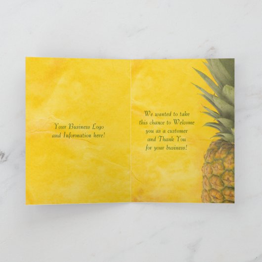 Welkom Bedankkaart (Binnen)