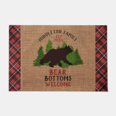 Welkom beer Bottoms Deurmat (Voorkant)