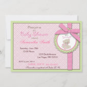 Welkom Beer Girl Invitation Card Kaart (Achterkant)