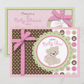 Welkom Beer Girl Invitation Card Kaart (Voorkant / Achterkant)