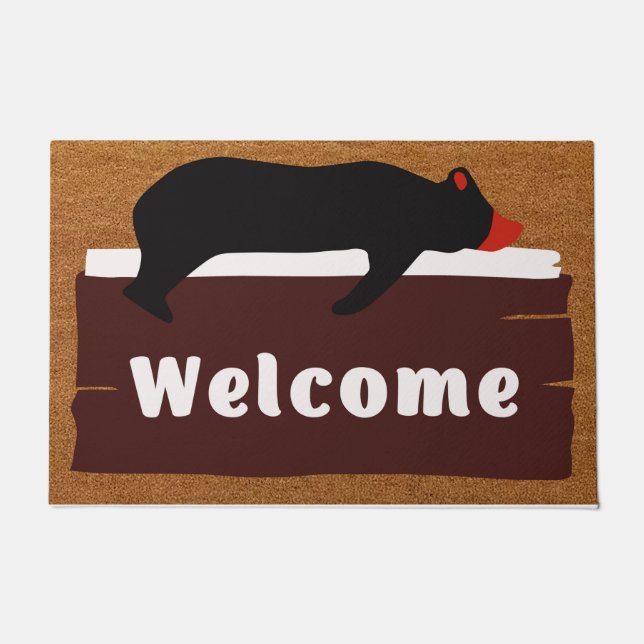 Welkom beer Mat, Beer Doormat, Beer Lover Gift Deurmat (Voorkant)