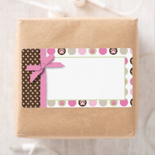 Welkom Beer Meisje Naam Tag Etiket (Insitu)