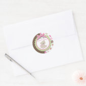 Welkom Beer Meisje TY Sticker (Envelop)