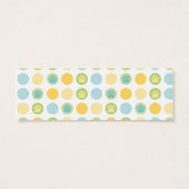 Welkom Beer TY Skinny Gift Label Mini Visitekaartjes (Achterkant)