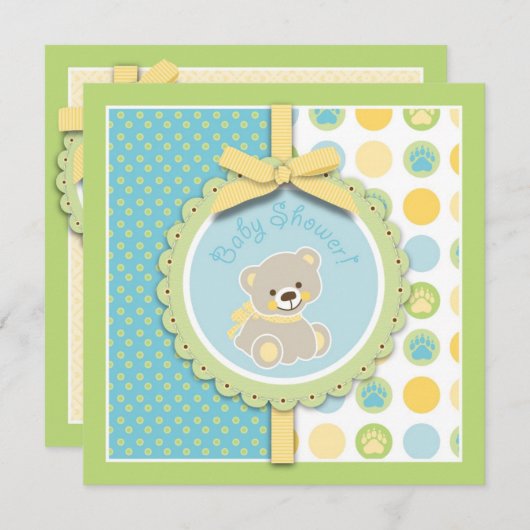 Welkom Beer Uitnodigingsplein Kaart (Voorkant / Achterkant)