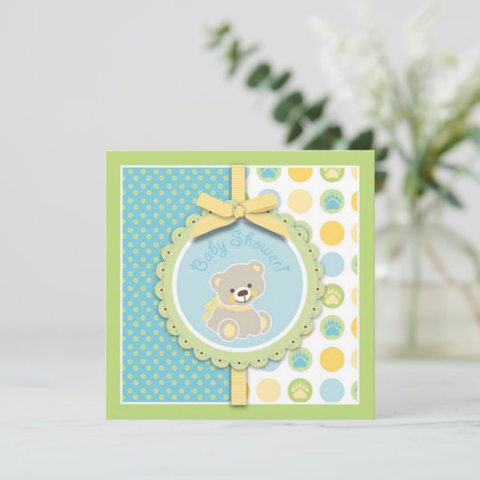 Welkom Beer Uitnodigingsplein Kaart (Staand voorkant)