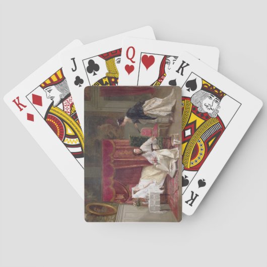 Welkom bezoeker, 1867 (olie op canvas) speelkaarten (Achterkant)