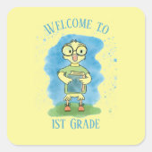 Welkom bij 1st Grade Yellow Duck Stickers (Voorkant)