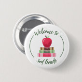 Welkom bij 3e klas Apple Books Round Button (Voorkant /achterkant)
