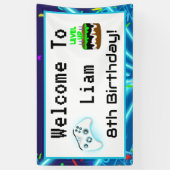 Welkom bij 8e Happy Birthday Critical Hit! Spandoek (Verticaal)