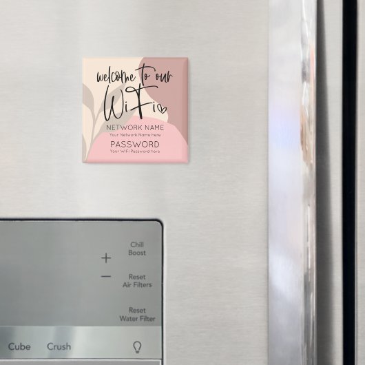 Welkom bij Abstracte WiFi-modellen met details Magneet (Insitu (Koelkast))