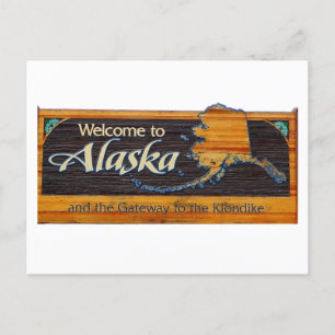 Welkom bij Alaska Sign Briefkaart