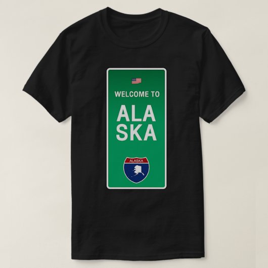 Welkom bij Alaska T-shirt (Design voorkant)