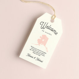 Welkom bij ALASKA Wedding ANY COLOR Cadeaulabel