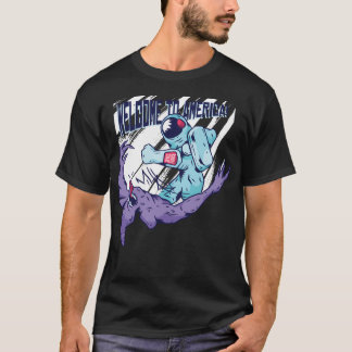 Welkom bij America Astronaut T-shirt