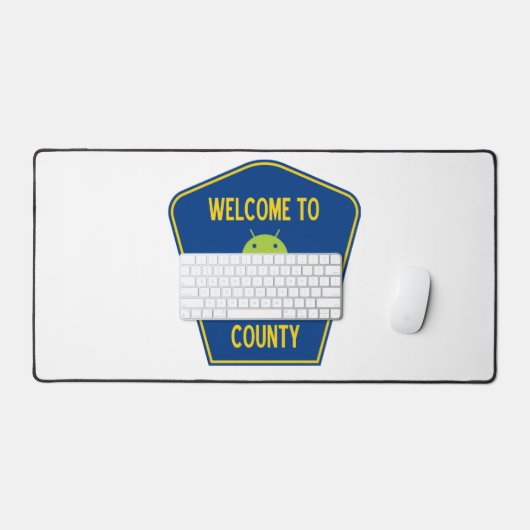Welkom bij Android County (transportbord) Bureaumat (Keyboard & Muis)