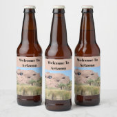 Welkom bij Arizona Phoenix Landmark Gast Bier Etiket (Flessen)