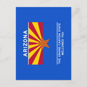 Welkom bij Arizona - USA Road Sign Briefkaart