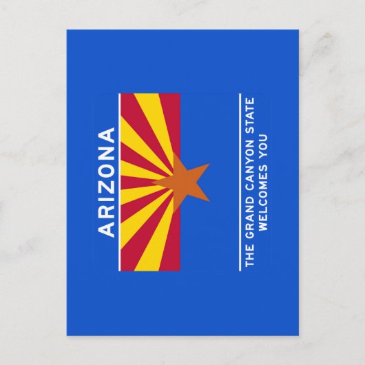 Welkom bij Arizona - USA Road Sign Briefkaart (Voorkant)