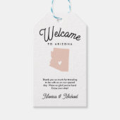 Welkom bij ARIZONA Wedding ANY COLOR Cadeaulabel (Voorkant)