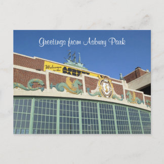 Welkom bij Asbury Park NJ Briefkaart