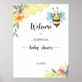 Welkom bij baby shower poster (Voorkant)