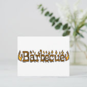 Welkom bij Barbecue Briefkaart (Staand voorkant)