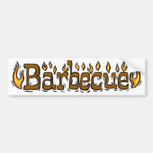 Welkom bij Barbecue Bumpersticker (Voorkant)