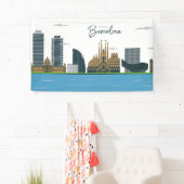 Welkom bij Barcelona Spandoek (Insitu)