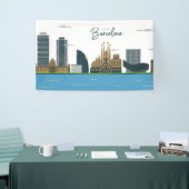 Welkom bij Barcelona Spandoek (Beurs)