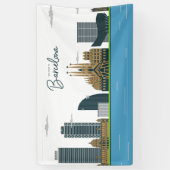 Welkom bij Barcelona Spandoek (Verticaal)