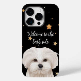 Welkom bij Bark Side Funny Dog Maltipoo gekke Case-Mate iPhone 14 Pro Hoesje