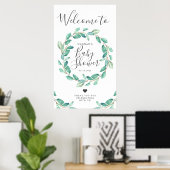 Welkom bij Bayou Botanicals Baby Shower Poster (Thuiskantoor)