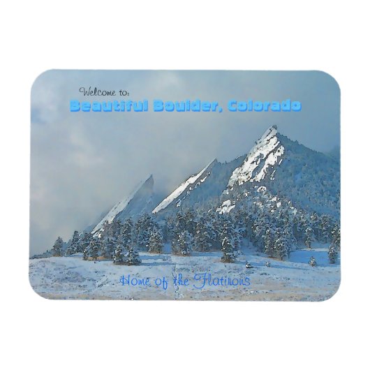Welkom bij Beautiful Boulder, Colorado Magneet (Horizontaal)