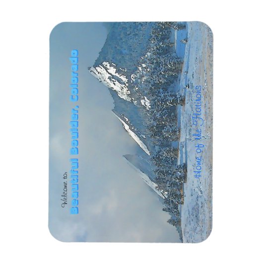 Welkom bij Beautiful Boulder, Colorado Magneet (Verticaal)