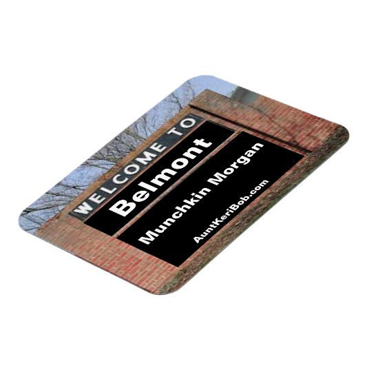 WELKOM BIJ Belmont Morgan Flexible Magneet (Linkerzijde)