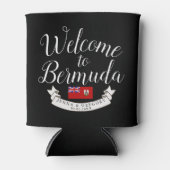 Welkom bij Bermuda | Bestemmingsweddenschap Blikjeskoeler (Voorkant)