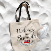 Welkom bij Bermuda | Bestemmingsweddenschap Tote Bag