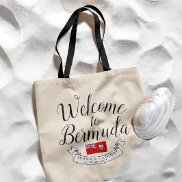 Welkom bij Bermuda | Bestemmingsweddenschap Tote Bag