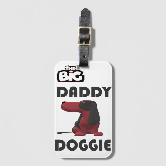 WELKOM BIJ BIG DADDY DOGGIE BAGAGELABEL (Voorkant (verticaal))