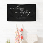 Welkom bij Black Classic Calligraphy Spandoek (Insitu)