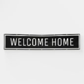 Welkom bij Black Home Spandoek (Horizontaal)