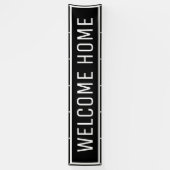 Welkom bij Black Home Spandoek (Verticaal)