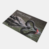 Welkom bij Black Swan Deurmat (Schuin)