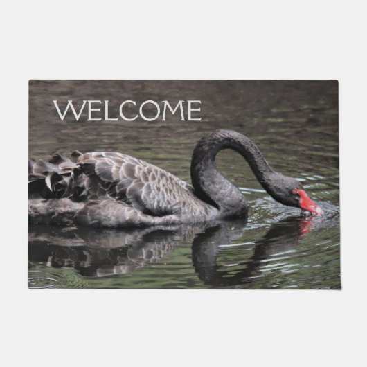 Welkom bij Black Swan Deurmat (Voorkant)