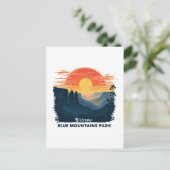 Welkom bij Blue Mountains National Australian Park Feestdagenkaart (Staand voorkant)