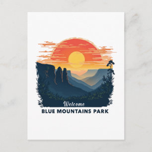 Welkom bij Blue Mountains National Australian Park Feestdagenkaart