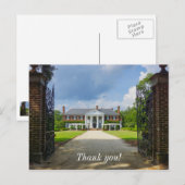 Welkom bij Boone Hall Briefkaart (Voorkant / Achterkant)
